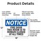 Signmission Fire Door This Door Is To Remain Closed OSHA Notice Sign, Aluminum, 18in W x 12in L, 2PK OS-2PACK-NS-A-1218-L-12578 - alternate 7
